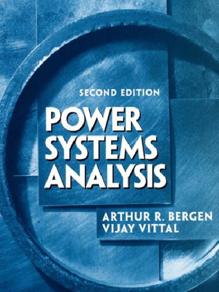 Power Systems Analysis Second Edition by Arthur R. Bergen PDF PDF