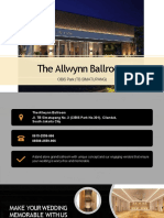 The Allwynn Ballroom - Wedding Package 2020