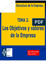 TEMA 3.Los Objetivos y los valores de la Empresa.ppt