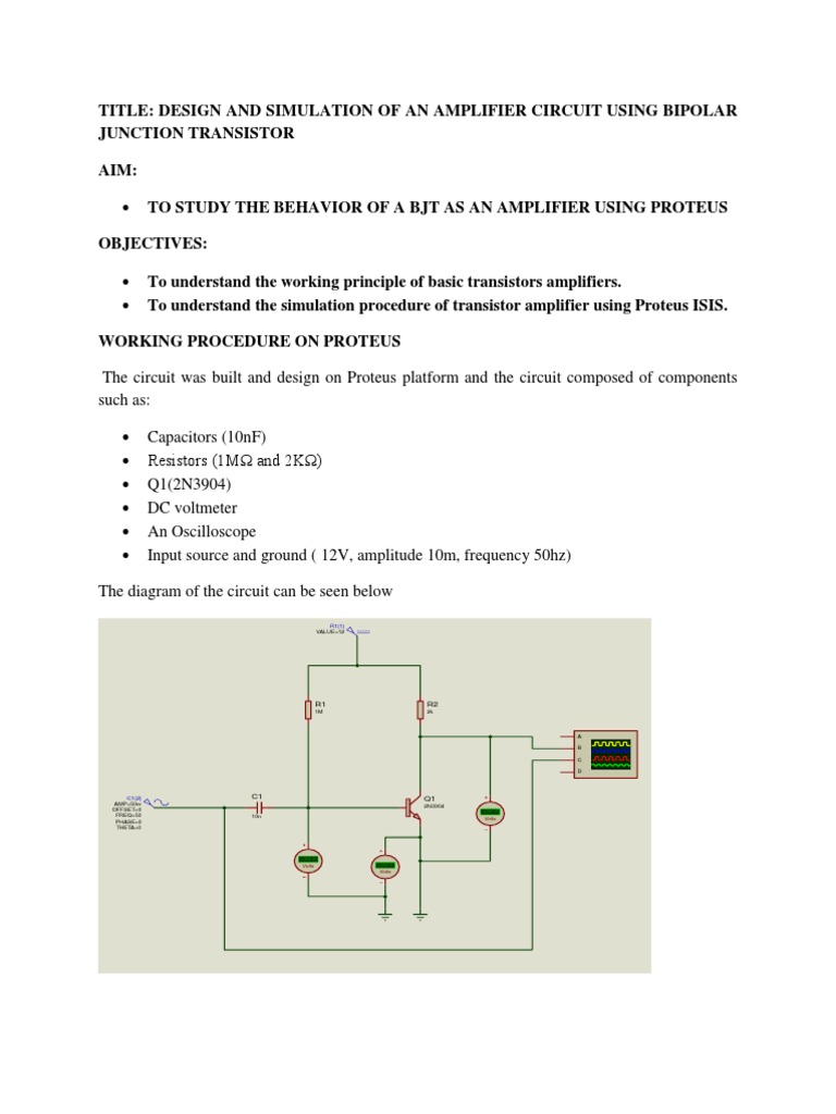 Bipolar junction transistor amplifier pdf converter