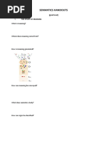 QH18 Handouts For Semantics Grad