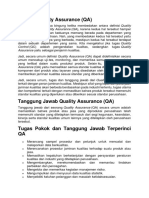 Definisi Quality Assurance