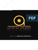 Manual de Identidad Corporativa de La Revist de Artes Arena Pupo