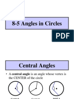 Angles in Circles