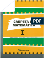 Carpeta de Matemática I - Santillana PDF