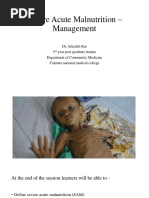 Severe Acute Malnutrition - Management