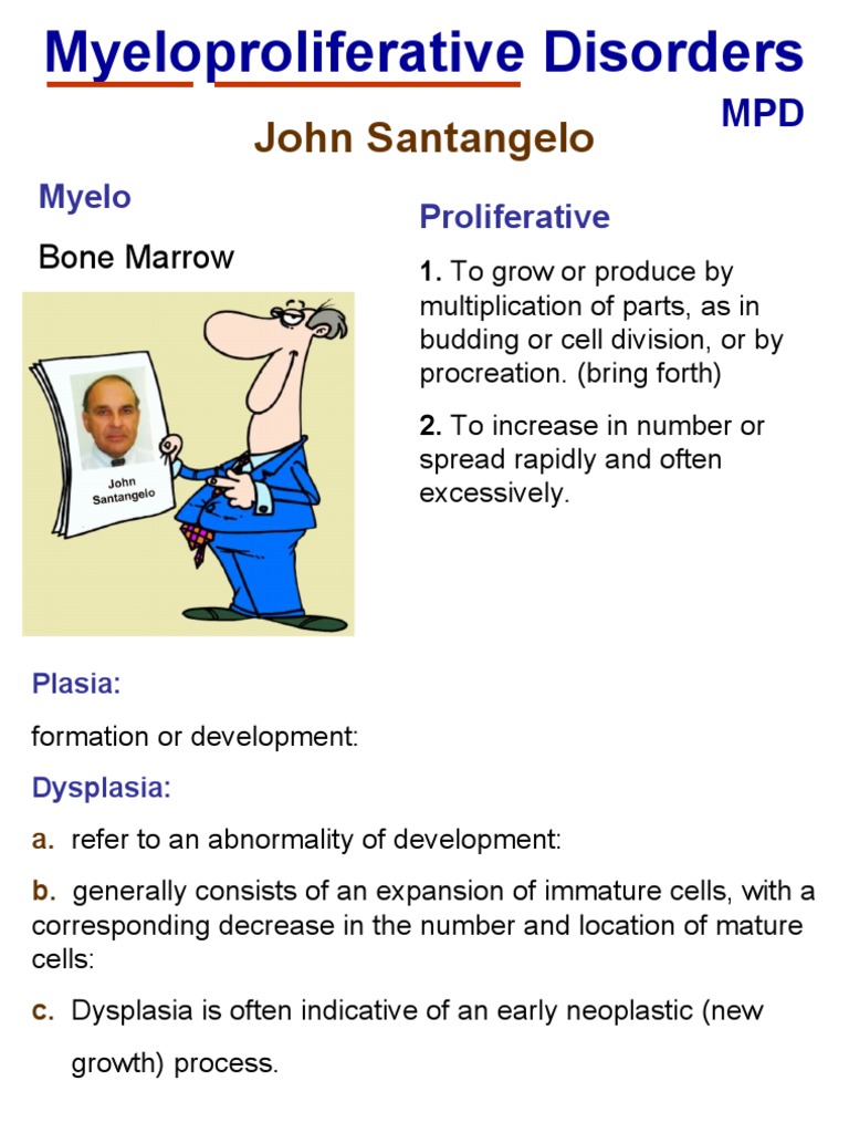 Myeloproliferative Disorders 18th Oct 2010 | PDF | Leukemia | Bone Marrow