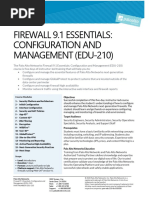 Firewall Essentials (EDU-210)