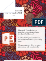 How to use the ms powerpoint