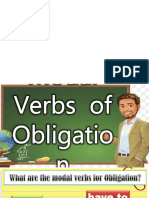 Modal Verbs  of Obligation