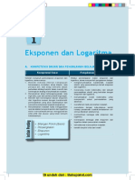 Bab 1 Eksponen Dan Logaritma PDF