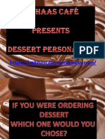 Personality Test Dessert