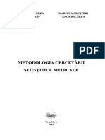 metodologia cercetÄrii ÅtiinÅ£ifice medicale - Universitatea de ....pdf