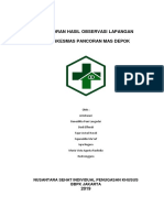 Laporan Hasil Observasi Lapangan