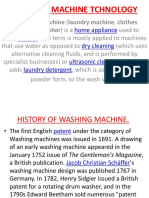 Washing Machine Tchnology