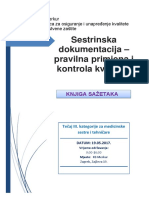 Knjiga Sazetaka - TECAJ SESTRINSKA DOKUMENTACIJA 19.05.2017