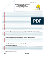 Evaluare iniţială II CLR.doc