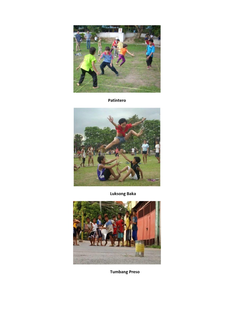 Filipino Traditional Children's Games | PDF
