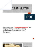 Karapatang Pantao