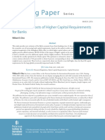 Benefi Ts and Costs of Higher Capital Requirements