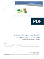 Ava Intermédia 2ºP Mat 4ºano (Final) 2019 2020