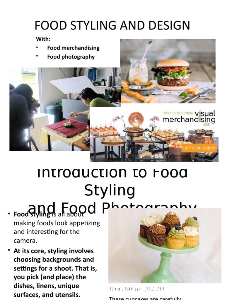Food Styling Techniques for Photography | PDF | Camera | Foods