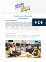 (Google Interview Prep Guide) Product Manager PDF