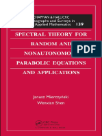 (Chapman & Hall_CRC monographs and surveys in pure and applied mathematics 139) Janusz Mierczynski, Wenxian Shen - Spectral theory for random and nonautonomous parabolic equations and applications-CRC.pdf