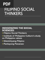 Filipino Social Thinkers