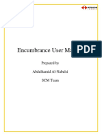 Encumbrance User Manual