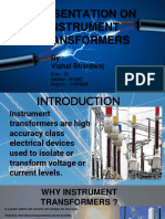 Presentation On Instrument Transformers