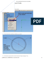 How to create Weldment Profile