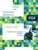 Mayank - Chinmay - Pawan - Family Buying Influence On Consumer Behaviour