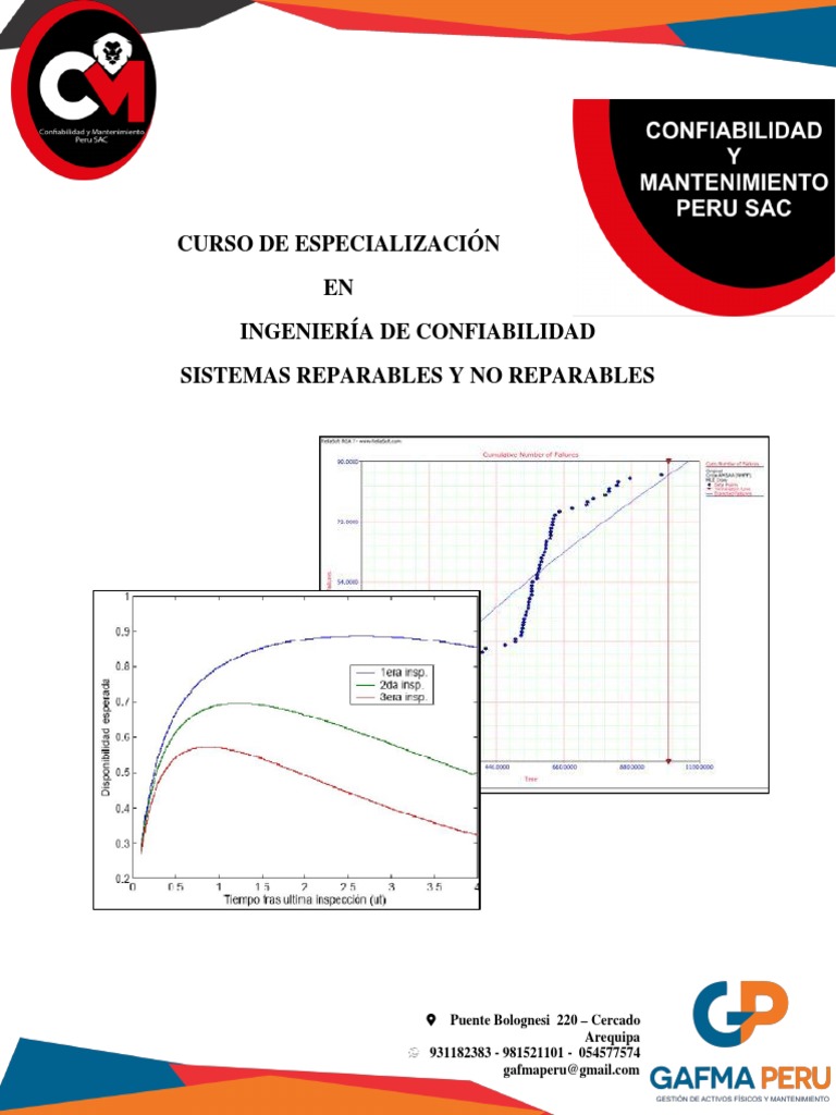 Brochure Ingeniería De Confiabilidad Pdf Ingeniería De
