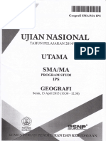 Soal UN SMA IPS 2014-2015 Geografi (WWW - Sudutbaca.com) PDF