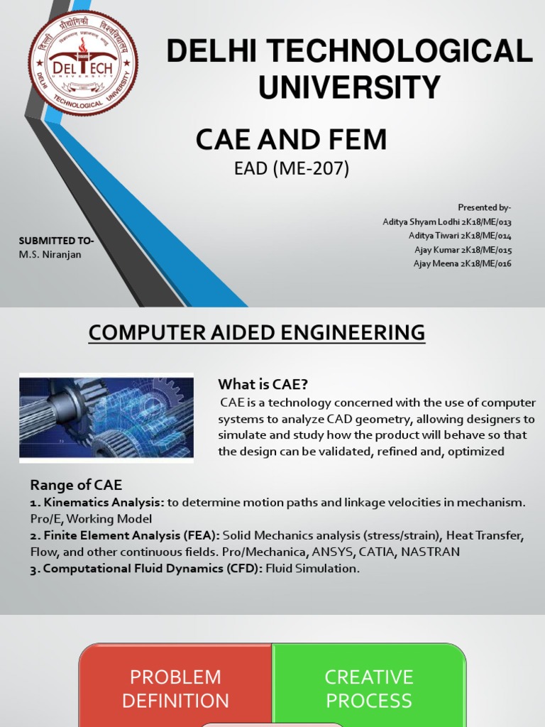 Ead (Cad, Cam and Fem) | PDF | Finite Element Method | Mechanical ...