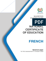 French Language National Exams