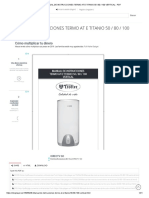 Manual de Instrucciones Termo at e Titanio 50-80-100 Vertical PDF