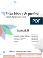 Etika Bisnis (Hakikat Ekonomi Dan Bisnis)