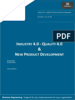 Industry 4.0 - Quality 4.0 & New Product Development
