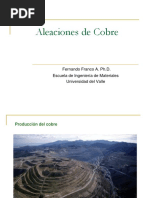 Aleaciones de Cobre y Estaño: Bronce | PDF | Estaño | Cobre