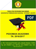 Pedoman Akademik FEB 2016-2017
