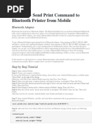 Android Studio Print To Bluetooth Printer