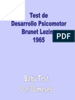 Brunet Lezine Baby Test