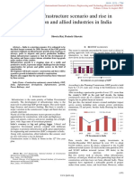 Current Infrastructure Scenario and Rise PDF