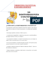 Distorsiones Cognitivas Homer Simpson