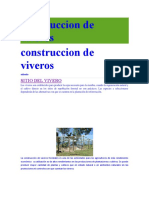 Construcción de viveros forestales