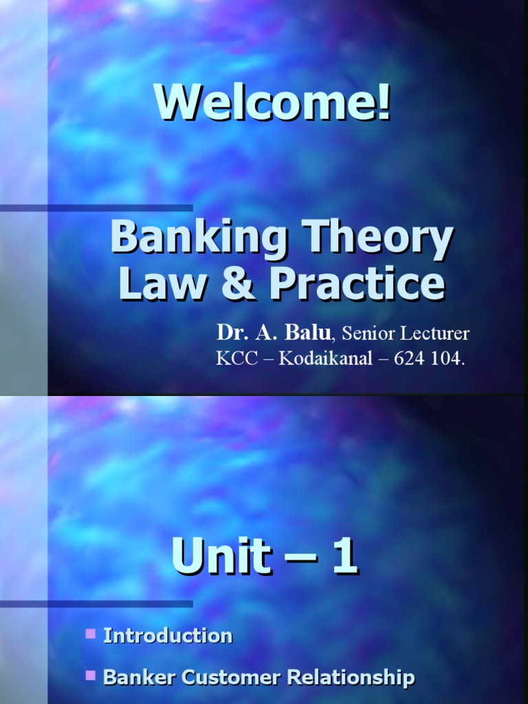 Know Abut The Bank | PDF | Banks | Reserve Bank Of India