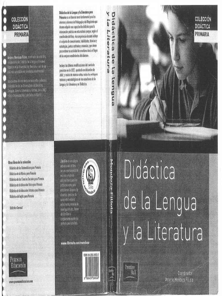 MENDOZA FILLOLA Didactica de La Lengua y La Literatura PDF | PDF