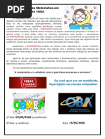 A importância da Matemática em nossas vidas